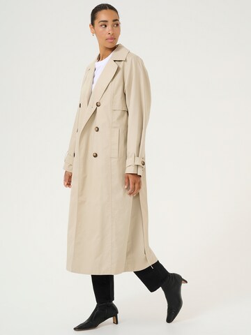 Kaffe Between-seasons coat 'KA Patricia' in Grey: front