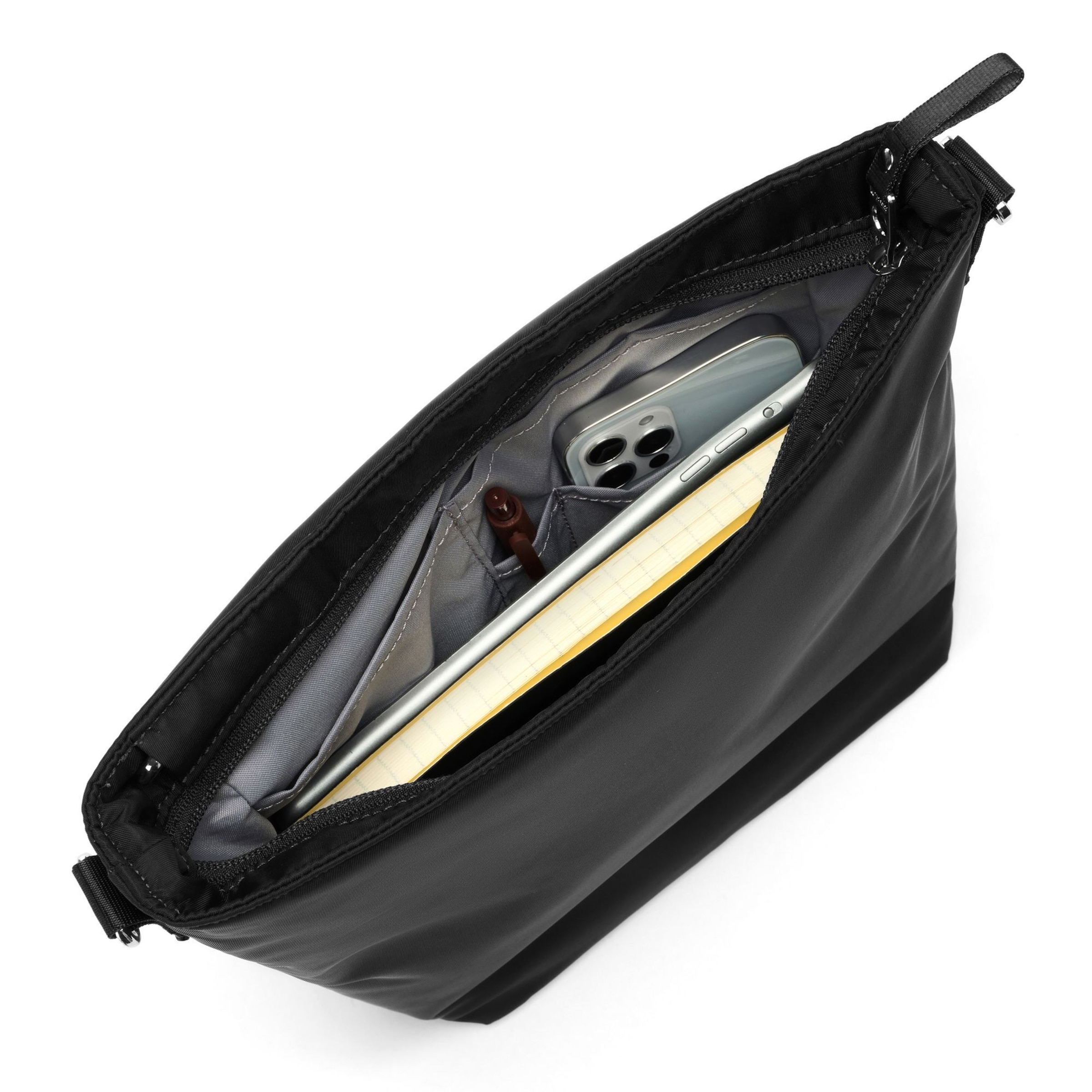 Pacsafe Umhängetasche in Schwarz