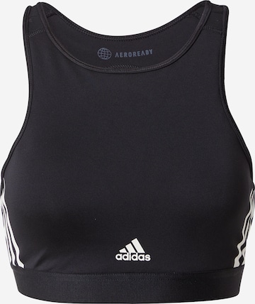 ADIDAS SPORTSWEAR - Soutien de desporto em preto: frente