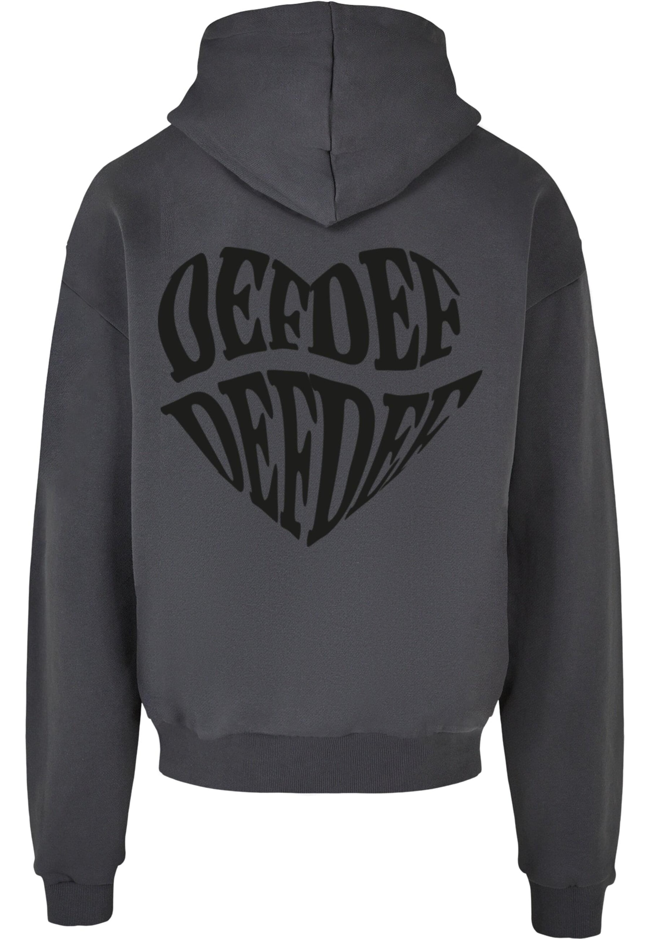 DEF Sweatshirt 'Heart' in Grijs