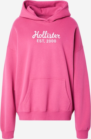 HOLLISTER Mikina - Ružová: predná strana