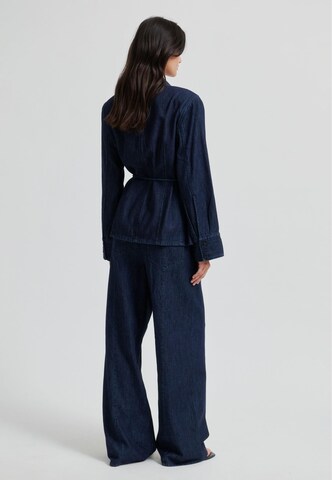 Wide leg Jeans 'Olane' de la SECOND FEMALE pe albastru