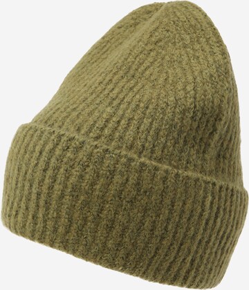 WEEKDAY Beanie 'Pow' in Green: front