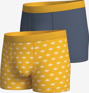 ADIDAS ORIGINALS Boxer shorts ' Comfort Flex Cotton Print ' in Yellow: front