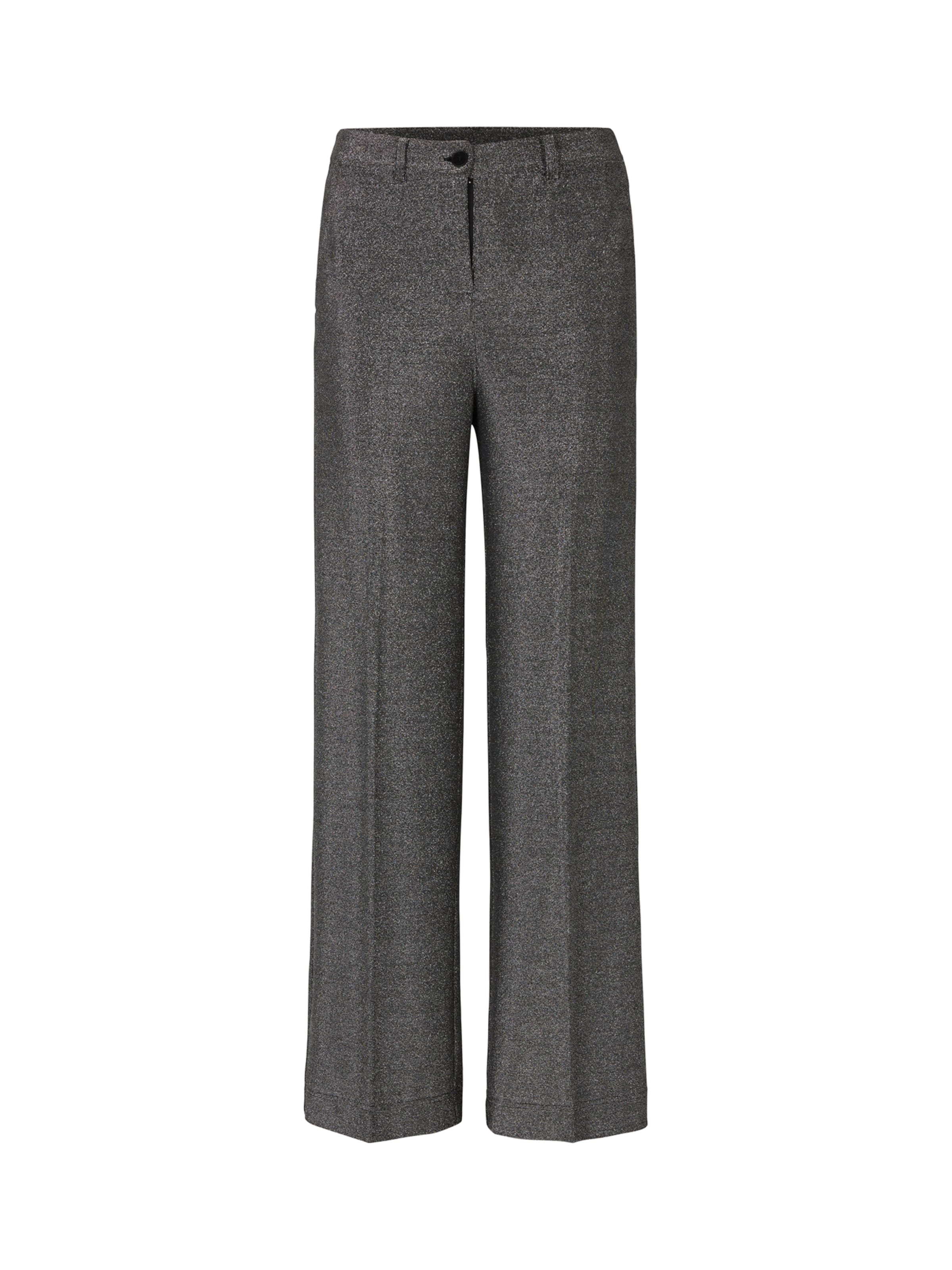 JOOP! Wide leg Pleat-Front Pants in Black: front