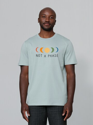 Watapparel Shirt 'Not a Phase' in Blue: front