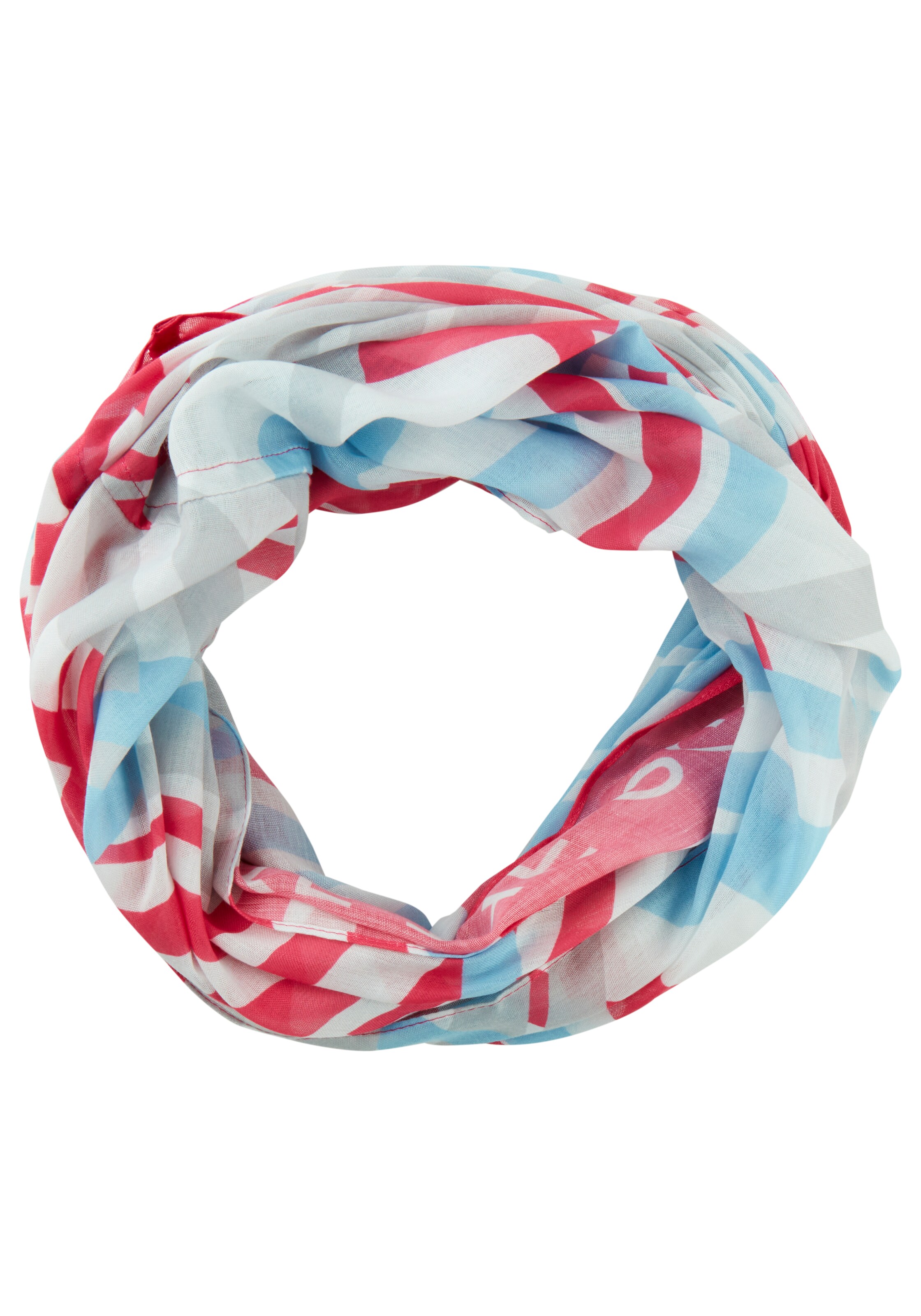 LAURA SCOTT Schlauchschal in Blau: Vorderseite