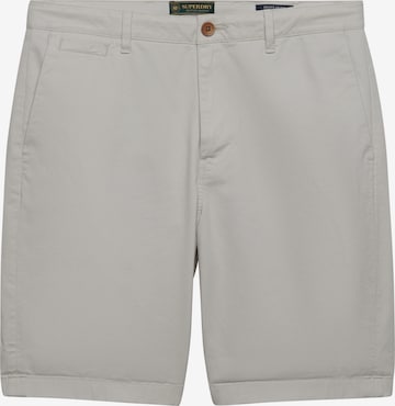 Pantalon chino Superdry & Co en gris : devant