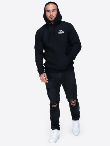 Bluză de molton 'Talmine' de la LONSDALE pe negru