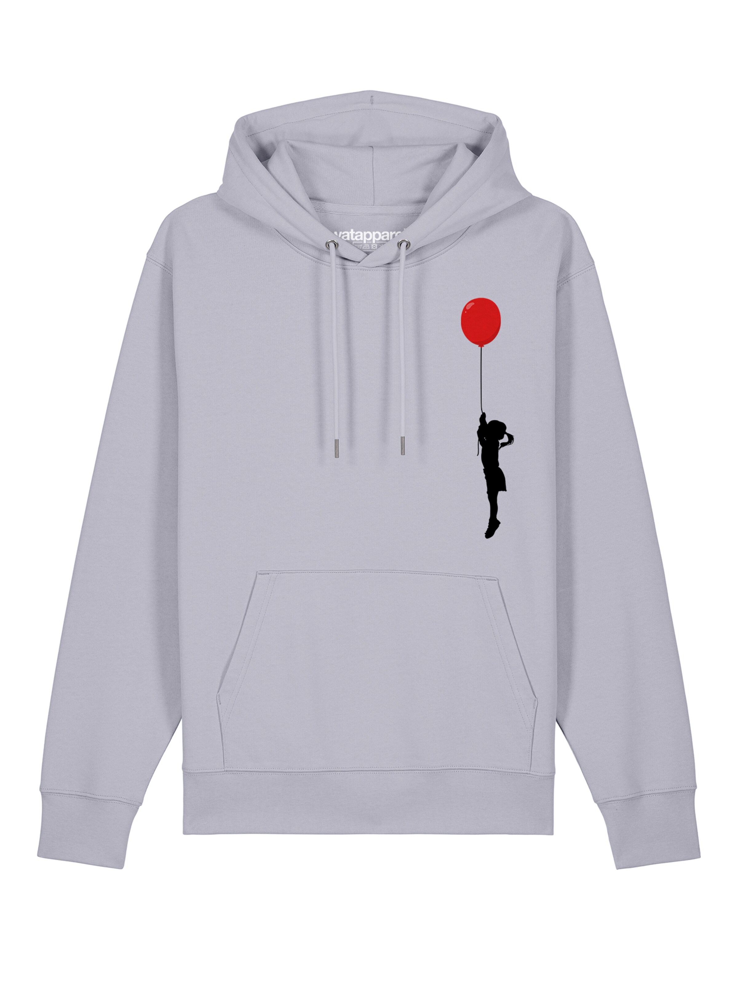 Watapparel Sweatshirt ' Mädchen mit Luftballon ' in Lila: Vorderseite