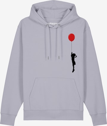 Watapparel Sweatshirt ' Mädchen mit Luftballon ' in Lila: Vorderseite
