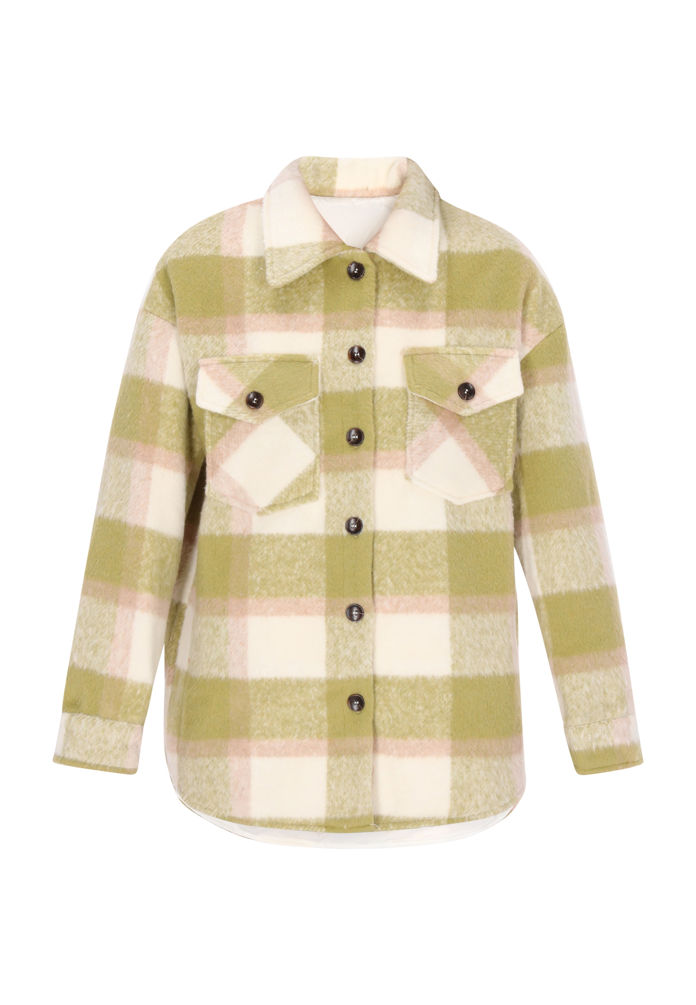 swirly Демисезонная куртка в Зеленый: спереди