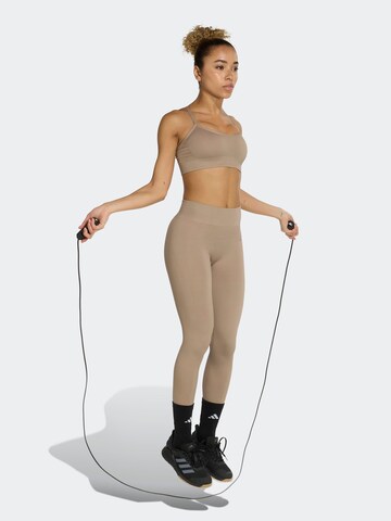 ADIDAS PERFORMANCE Бюстье Спортивный бюстгальтер в Коричневый