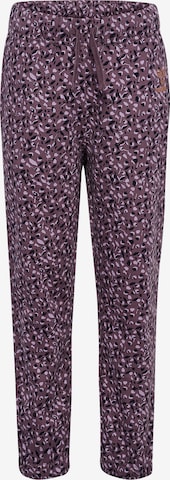 Hummel Regular Pants in Purple: front