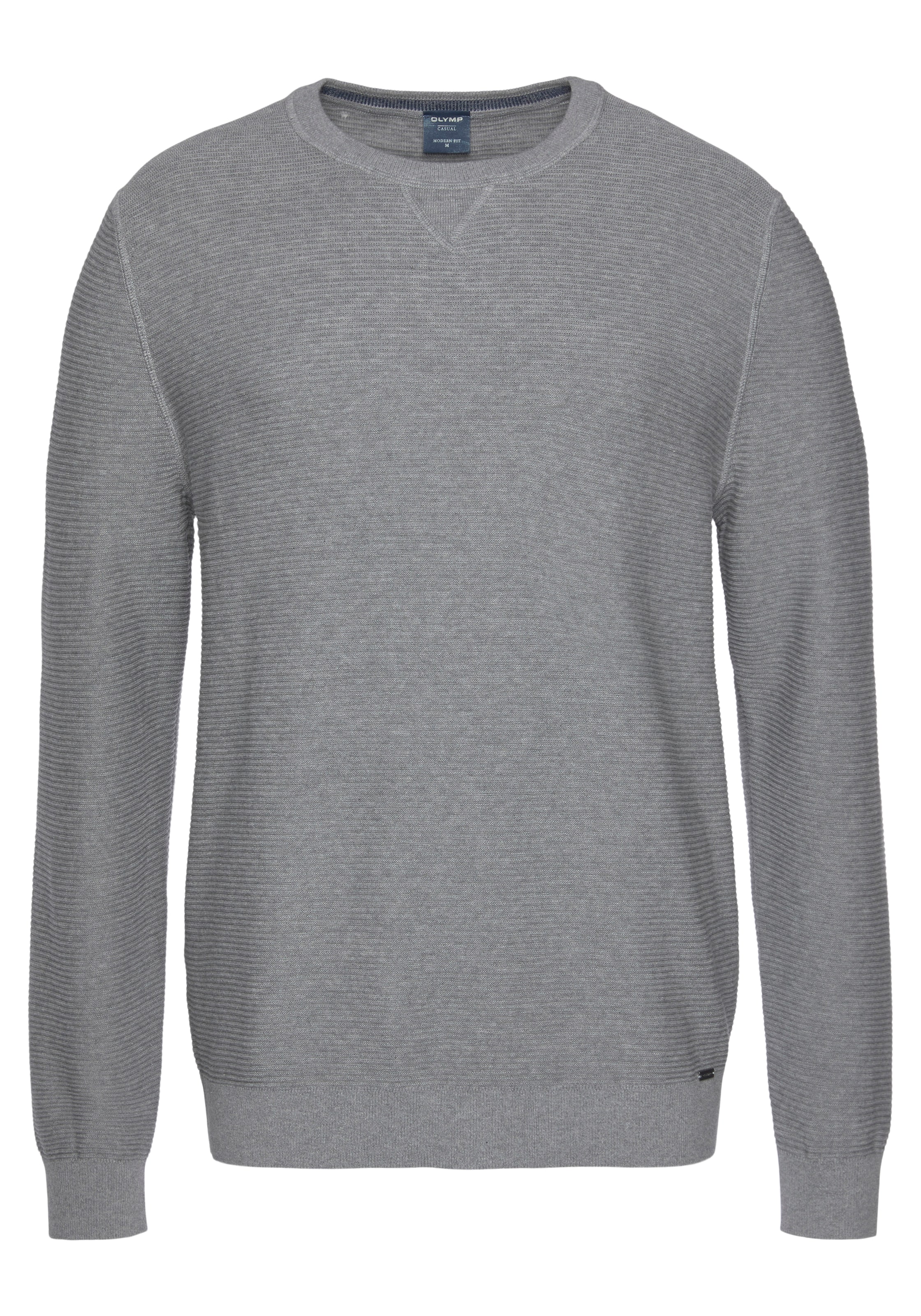 OLYMP Свитер в Серый: спереди