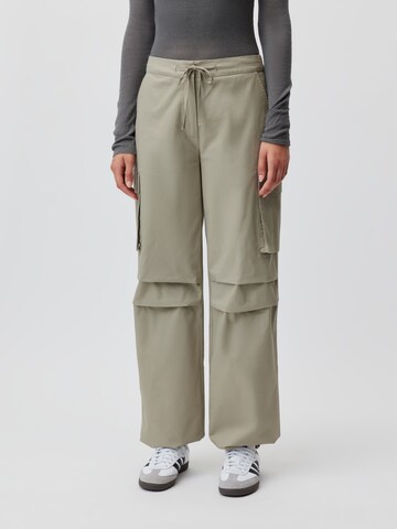 Loosefit Pantalon cargo 'Kayleen Tall' LeGer by Lena Gercke en beige : devant