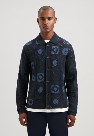 Vestes en maille 'Timeo' Dstrezzed en bleu : devant