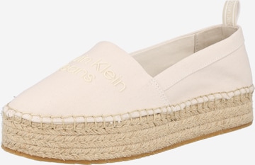 Calvin Klein Espadrilles in White: front