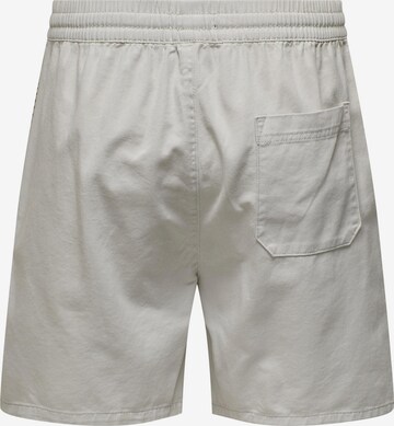 regular Pantaloni 'TEL' di Only & Sons in grigio