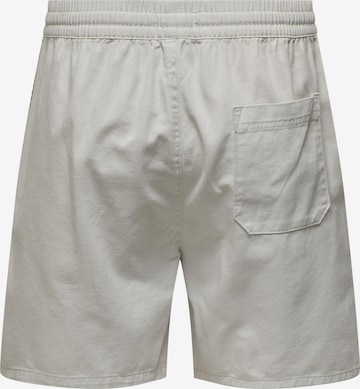 Only & Sons Regular Shorts 'TEL' in Grau