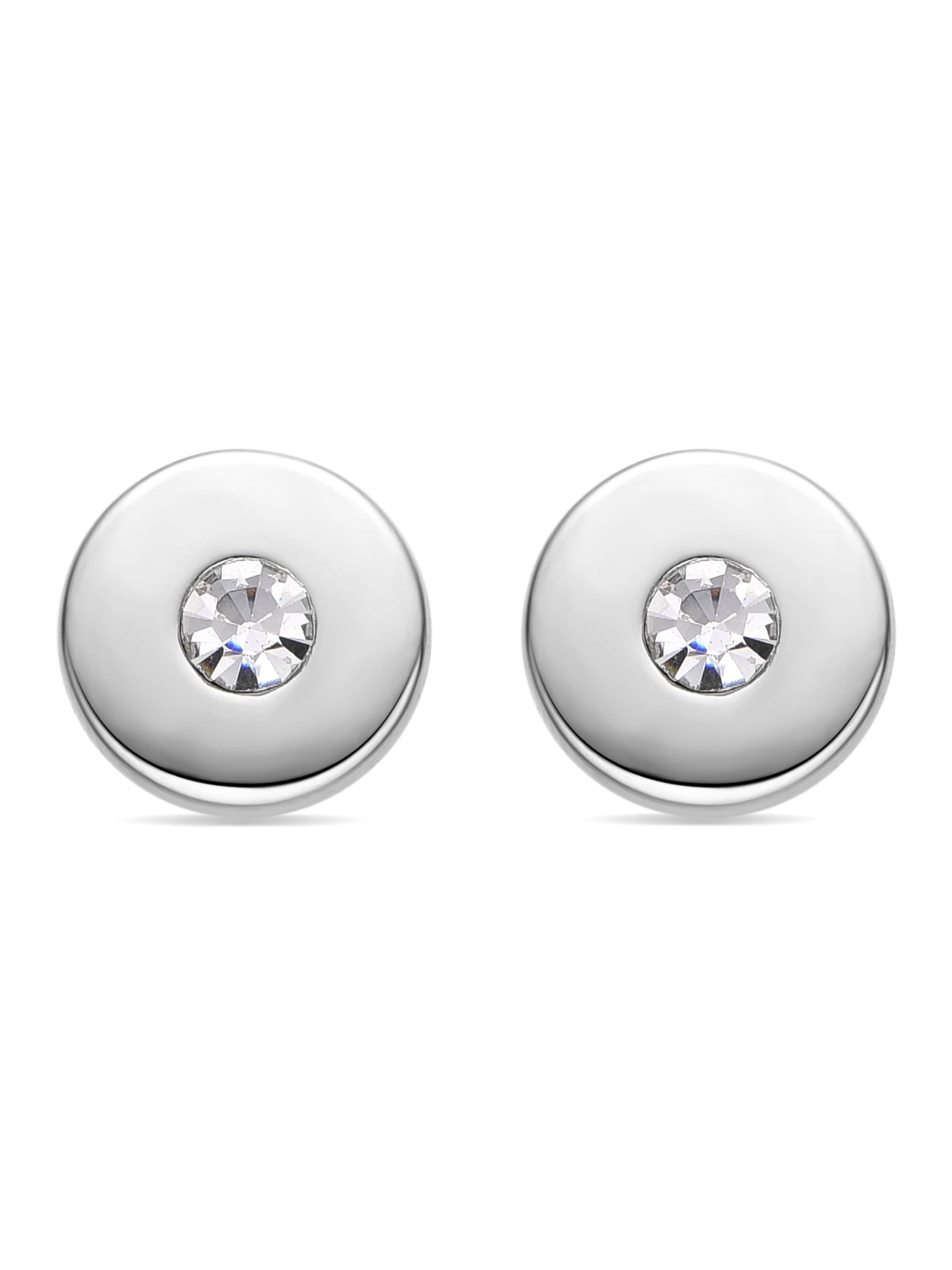 Boucles d'oreilles 'Moi' Luxenter en argent : devant