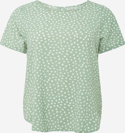 ONLY Carmakoma Blouse 'CARLUXINA' in Green / White, Item view