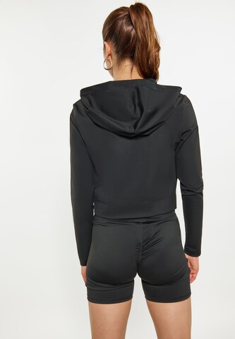 faina Athlsr Zip-Up Hoodie in Black