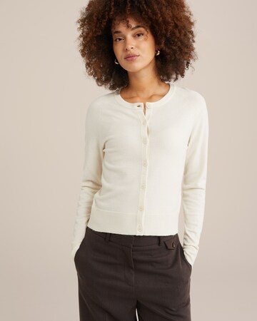 Cardigan WE Fashion en blanc