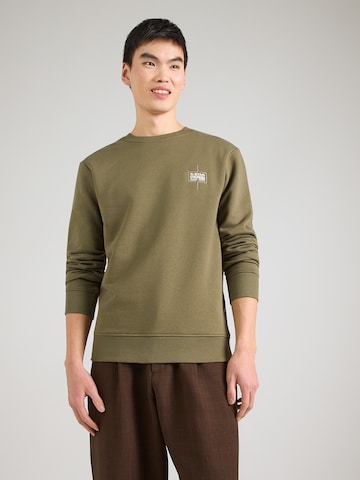 G-STAR Sweatshirt in Grün: Vorderseite