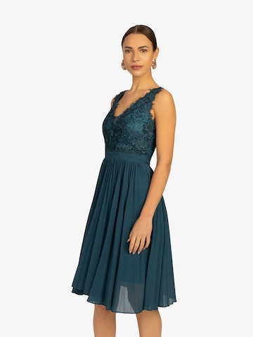 Robe de cocktail Kraimod en vert : devant