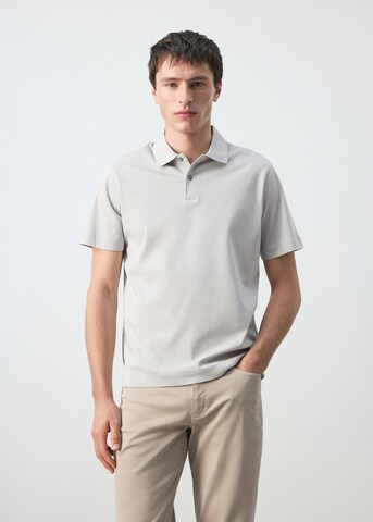 MANGO MAN Shirt 'bellowp' in Grey: front