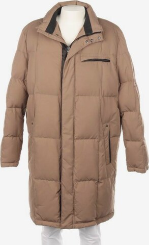 HECHTER PARIS Jacket & Coat in XXL in Brown: front