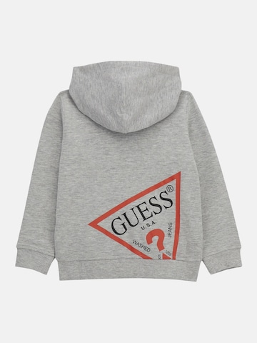 GUESS Sweatjacke in Grau