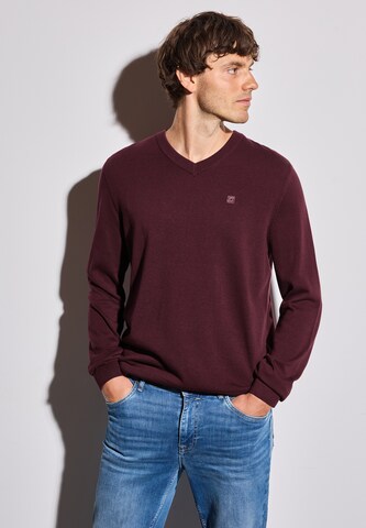 Street One MEN Sweater in Red: front