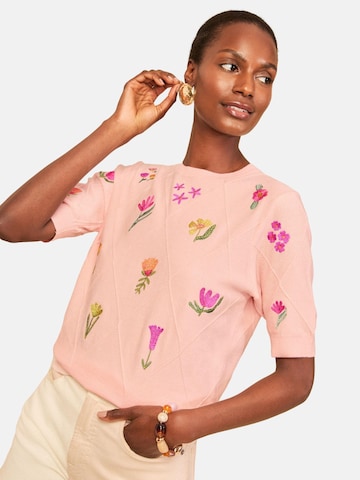 love & roses Pullover in Pink: Vorderseite