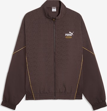 PUMA Sportjacke 'King' in Braun: Vorderseite