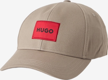 Casquette HUGO en marron : devant
