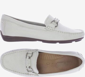 RALPH HARRISON Flats & Loafers in 37 in White: front