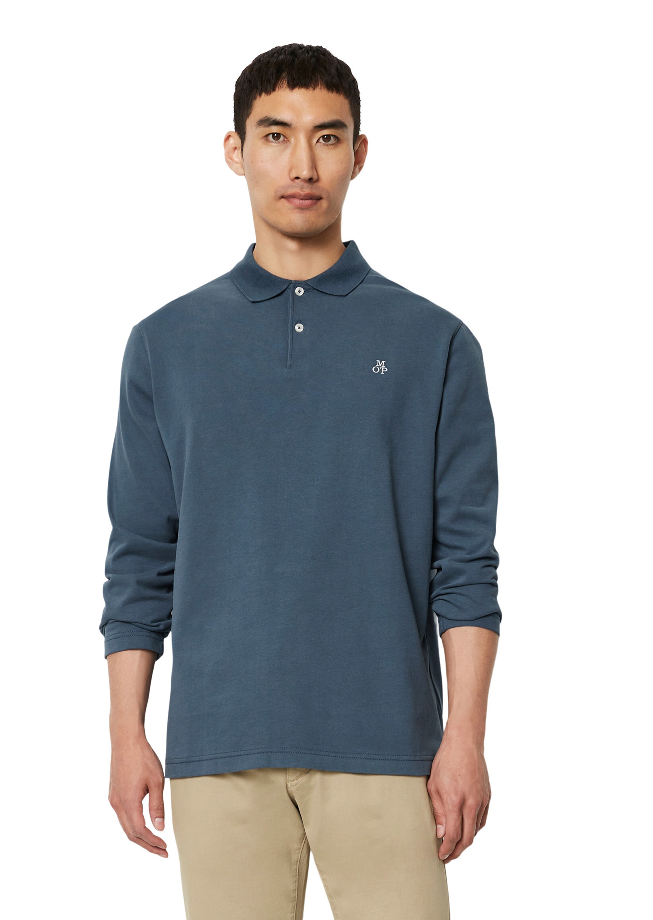 Marc O'Polo Shirt in Blauw: voorkant