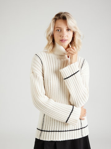 Pullover 'MILLIE' di Y.A.S in beige: frontale