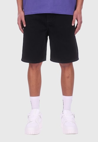 Dropsize Baggy Jeans in Black: front