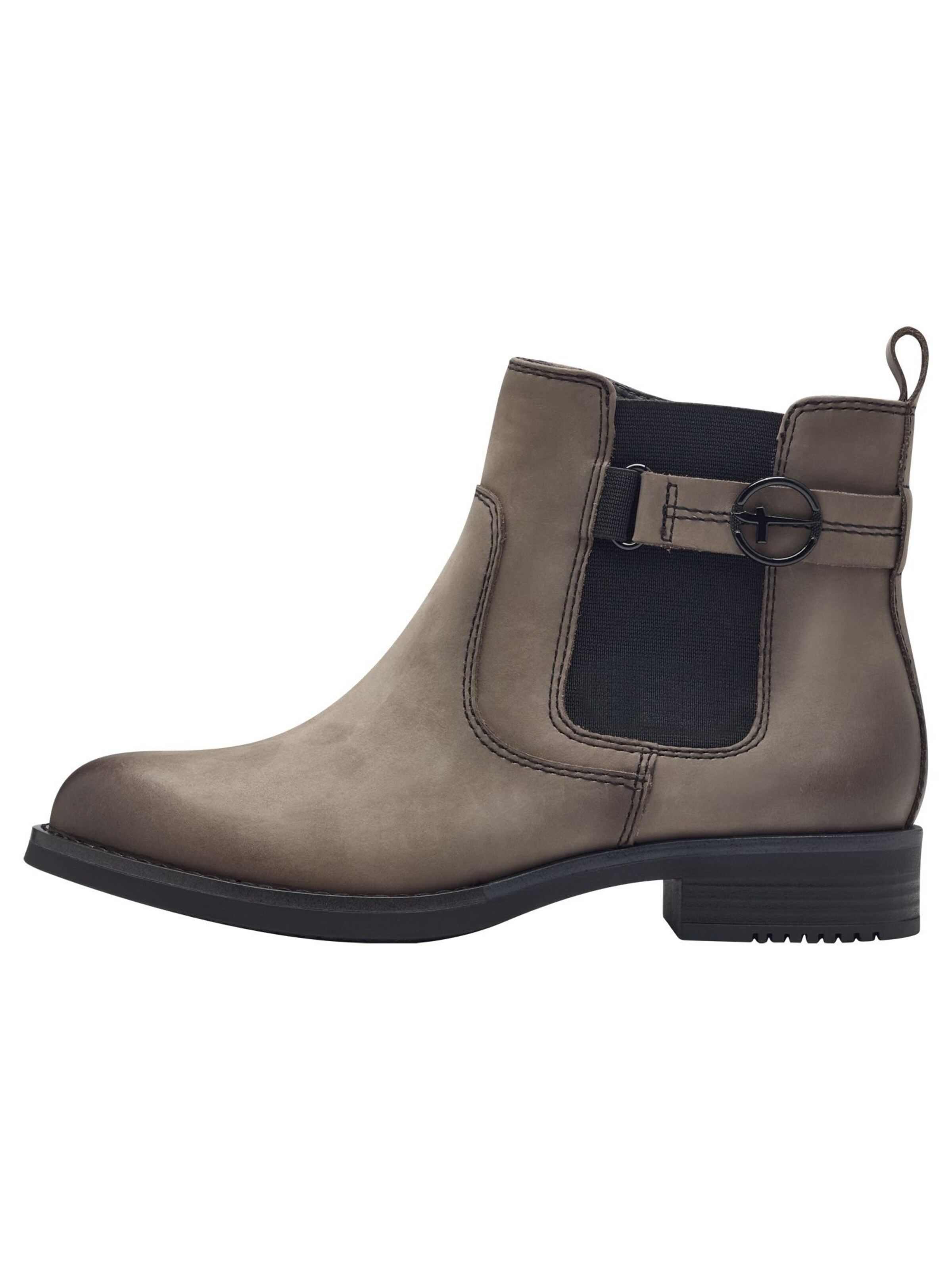 Tamaris Chelsea Boots in Grau: Vorderseite