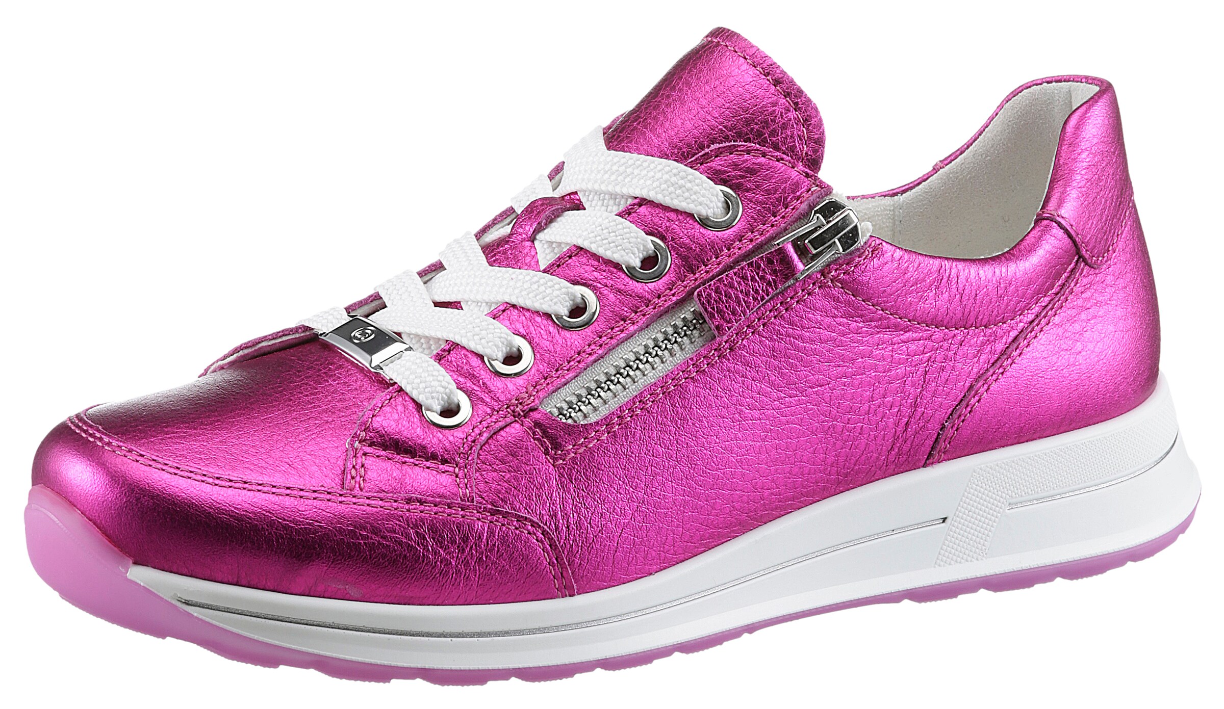Sneaker bassa di ARA in rosa: frontale