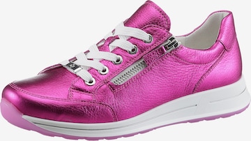 Sneaker bassa di ARA in rosa: frontale