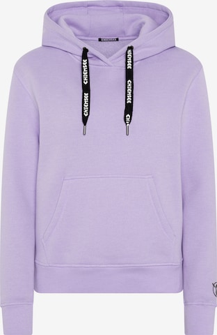 CHIEMSEE Sweatshirt in Purple: front