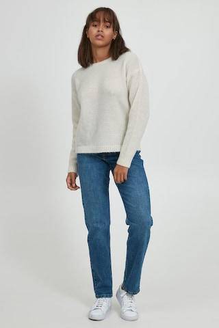PULZ Jeans Sweater 'PZIRIS' in White