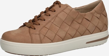 CAPRICE Sneakers laag in Bruin: voorkant