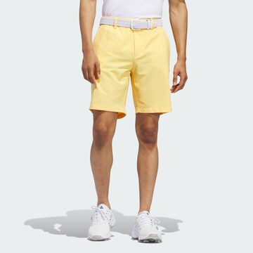 Regular Pantalon de sport 'Ultimate365' ADIDAS PERFORMANCE en jaune : devant