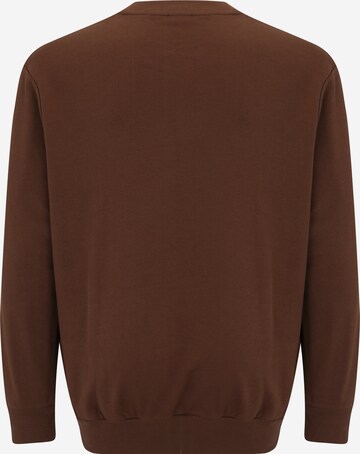 Sweat-shirt 'BLAKAM' Jack & Jones Plus en marron