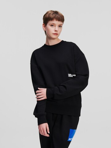 KARL LAGERFELD JEANS Sweatshirt in Zwart: voorkant